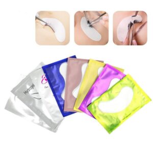 50 Pares Protetor Pálpebra Alongamento Cílios Patch Pad Gel